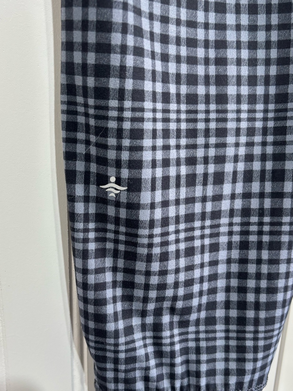 Halara UltraSculpt Check Plaid High Waist Drawstring Yoga Crop Leggings L - Picture 10 of 15